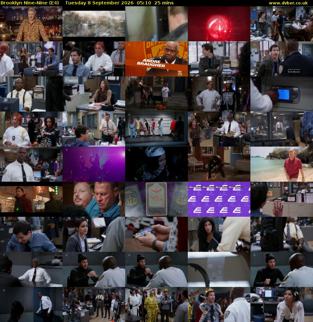 Brooklyn Nine-Nine (E4) Tuesday 8 September 2026 05:10 - 05:35