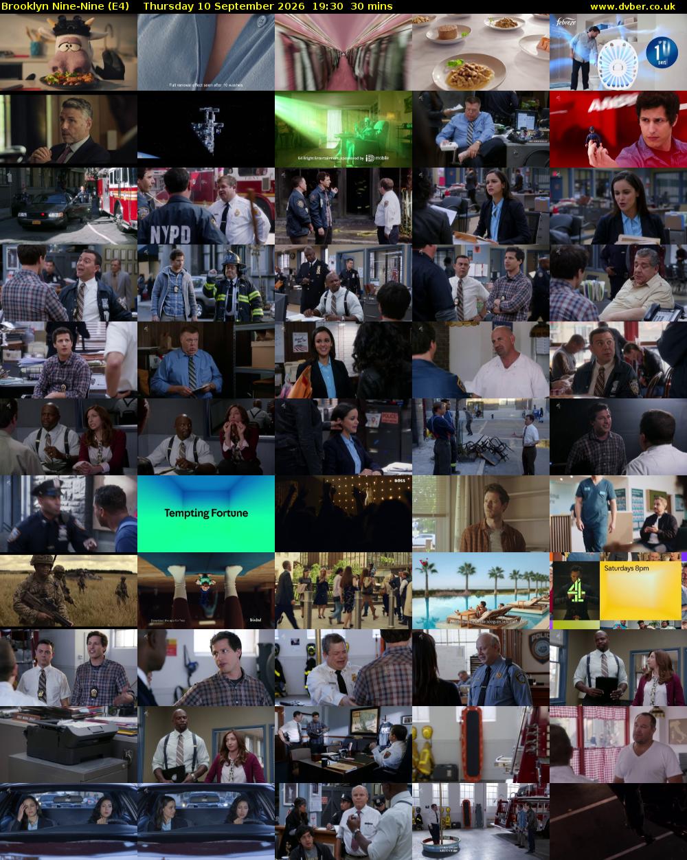 Brooklyn Nine-Nine (E4) Thursday 10 September 2026 19:30 - 20:00