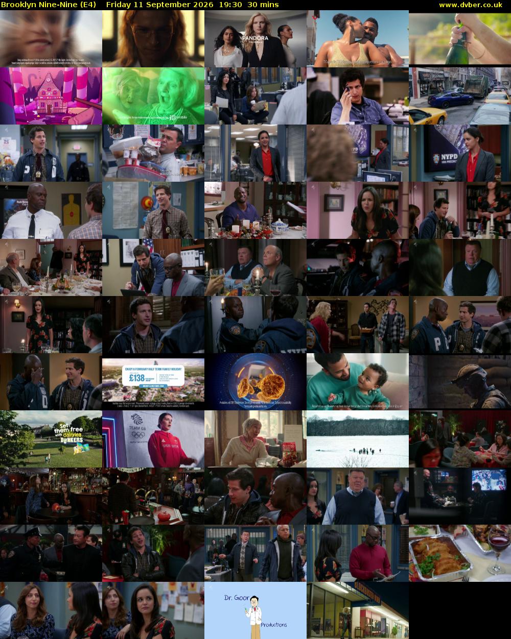 Brooklyn Nine-Nine (E4) Friday 11 September 2026 19:30 - 20:00