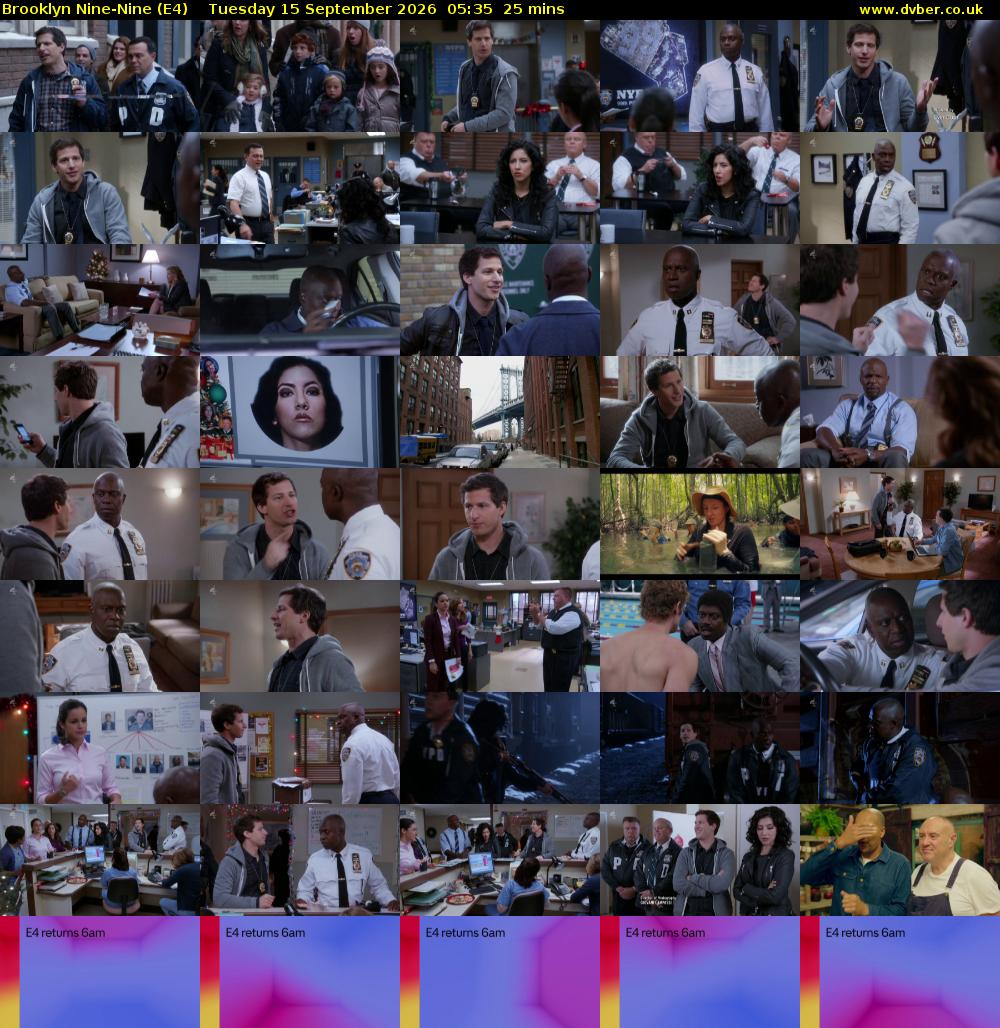 Brooklyn Nine-Nine (E4) Tuesday 15 September 2026 05:35 - 06:00