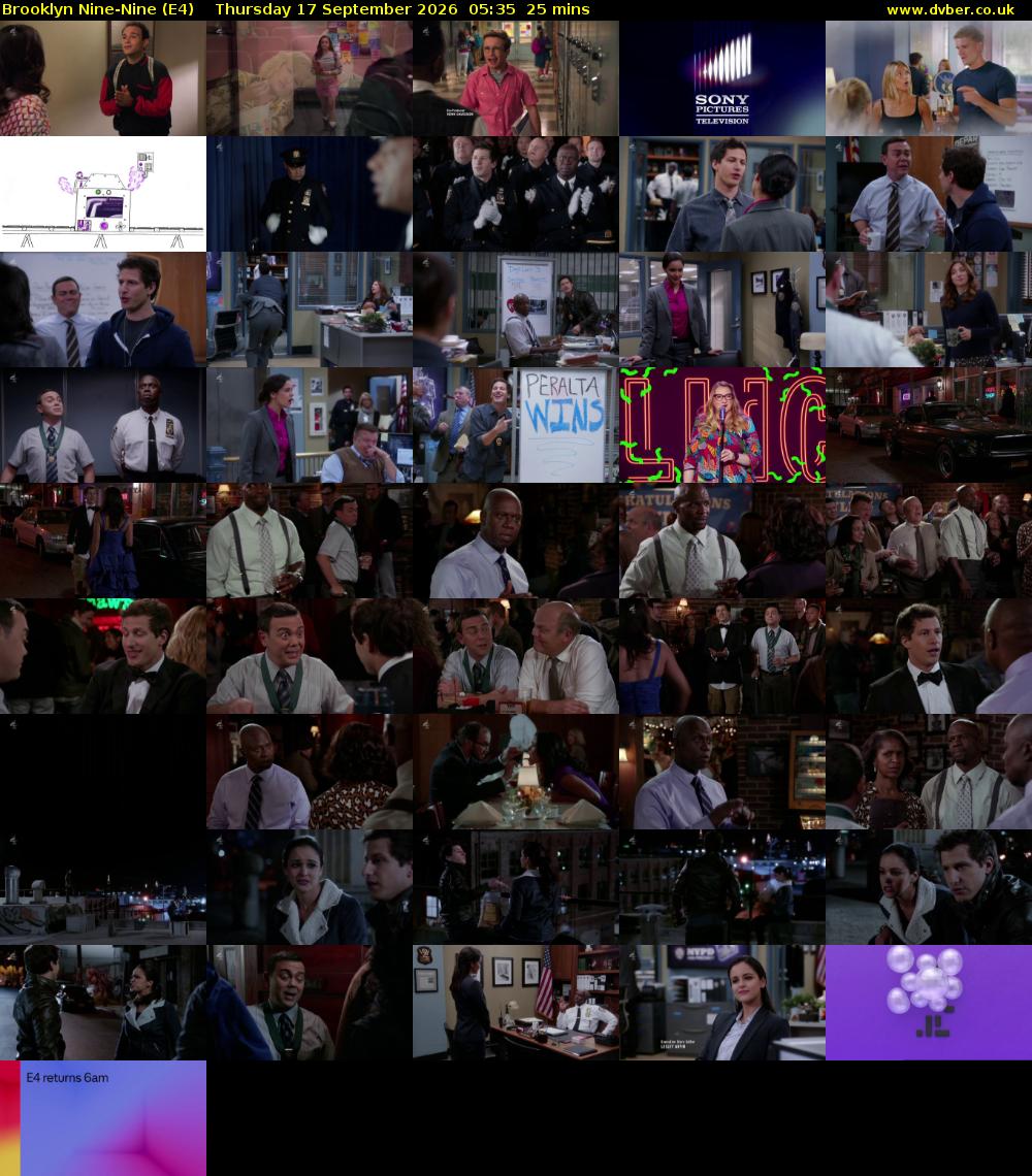 Brooklyn Nine-Nine (E4) Thursday 17 September 2026 05:35 - 06:00