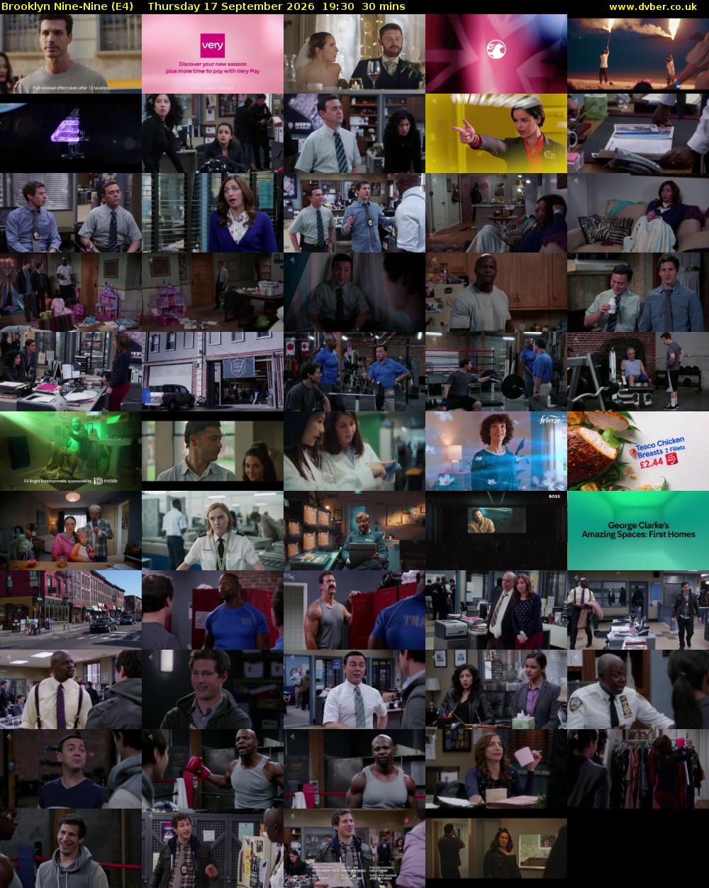 Brooklyn Nine-Nine (E4) Thursday 17 September 2026 19:30 - 20:00