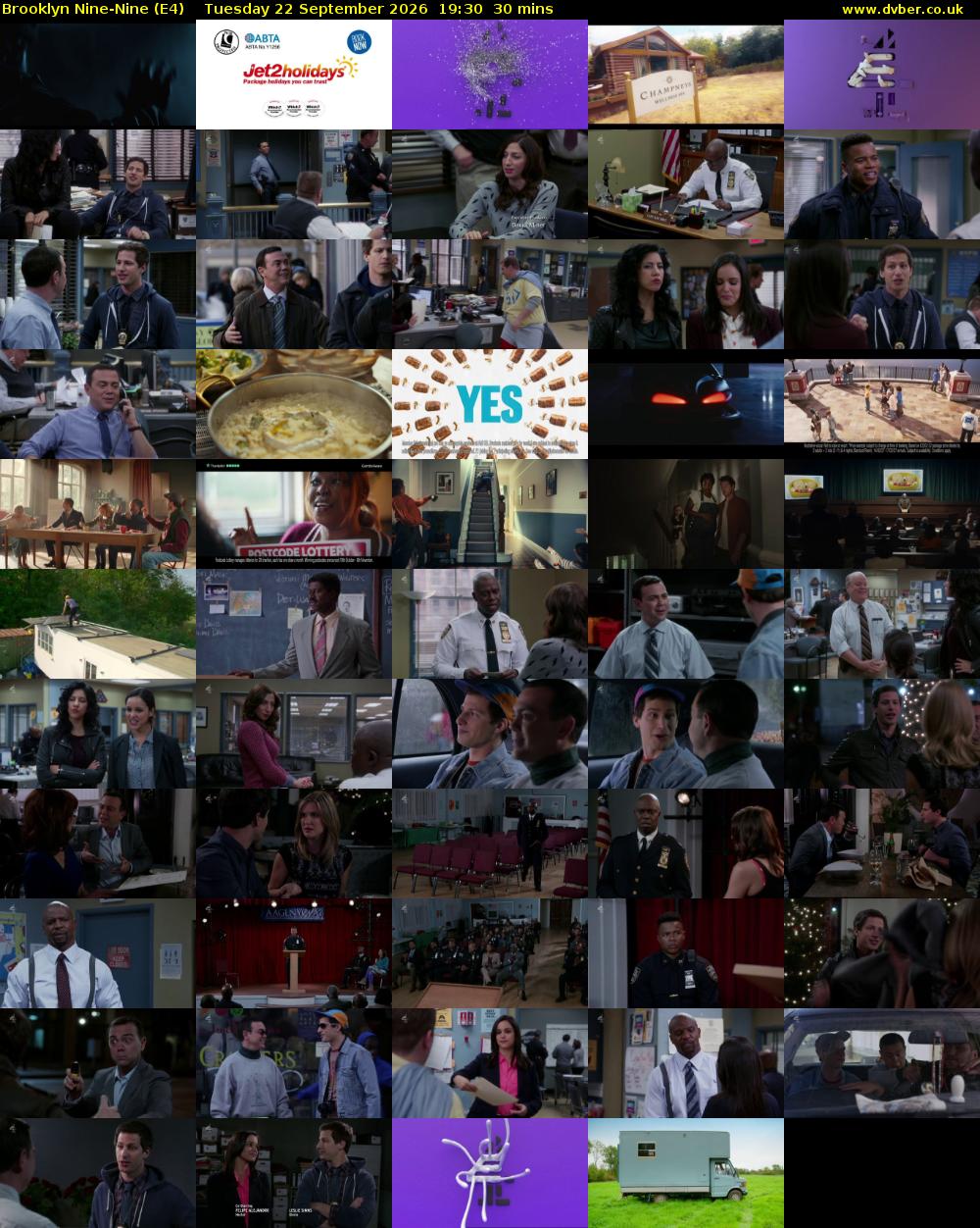 Brooklyn Nine-Nine (E4) Tuesday 22 September 2026 19:30 - 20:00