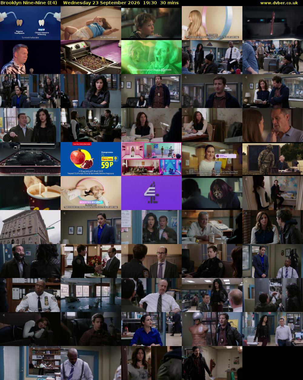 Brooklyn Nine-Nine (E4) Wednesday 23 September 2026 19:30 - 20:00