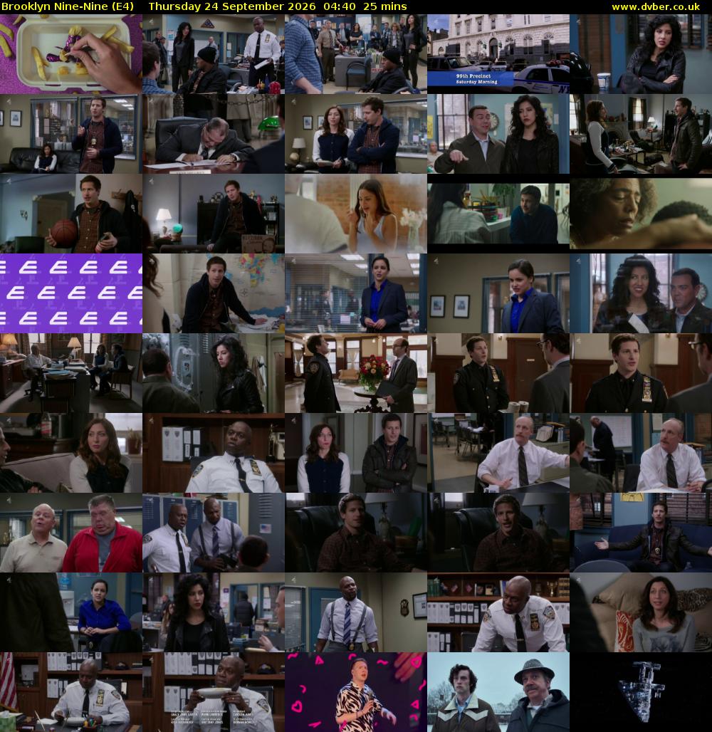 Brooklyn Nine-Nine (E4) Thursday 24 September 2026 04:40 - 05:05
