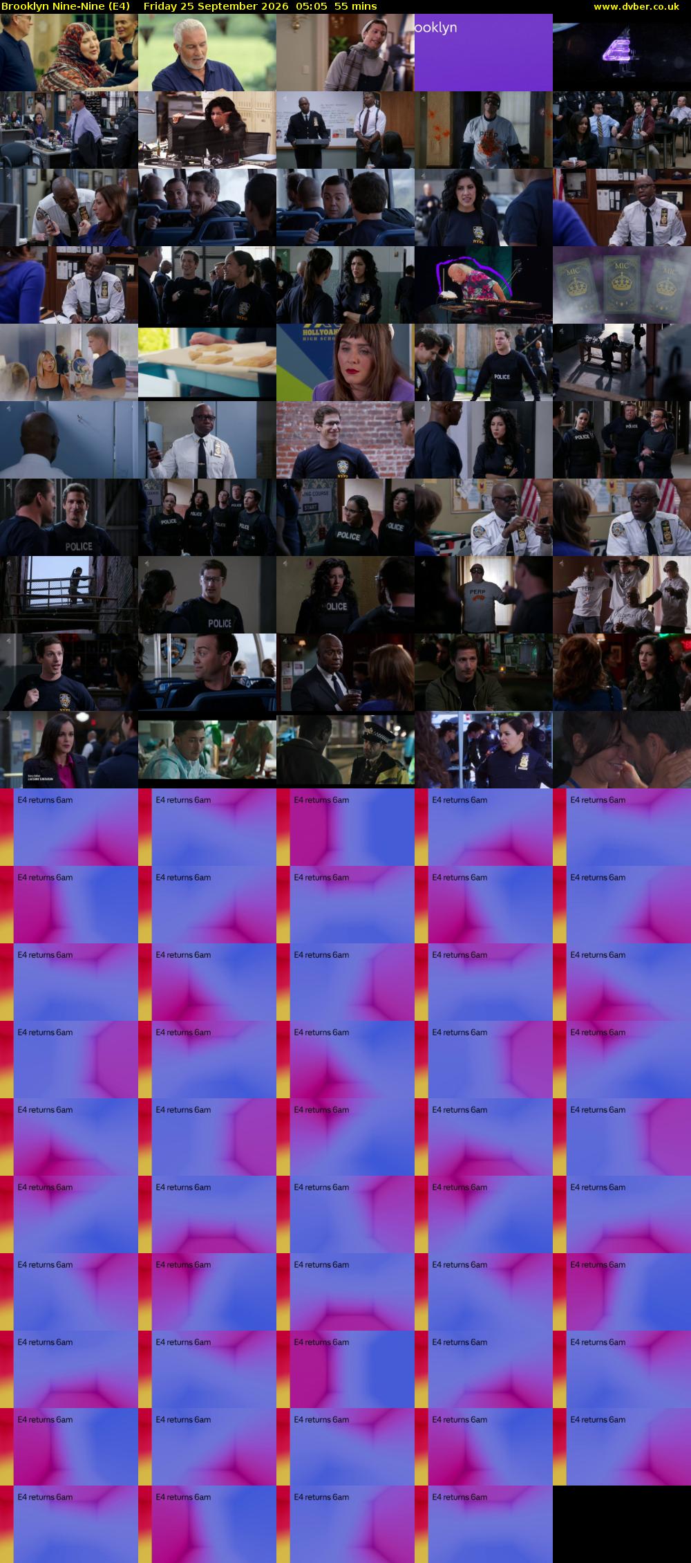 Brooklyn Nine-Nine (E4) Friday 25 September 2026 05:05 - 06:00