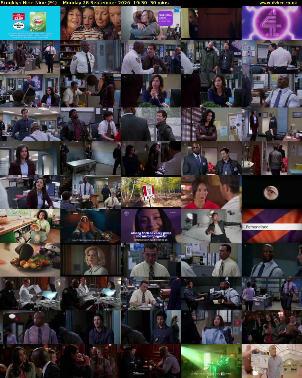 Brooklyn Nine-Nine (E4) Monday 28 September 2026 19:30 - 20:00