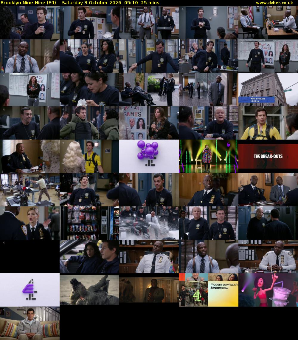 Brooklyn Nine-Nine (E4) Saturday 3 October 2026 05:10 - 05:35