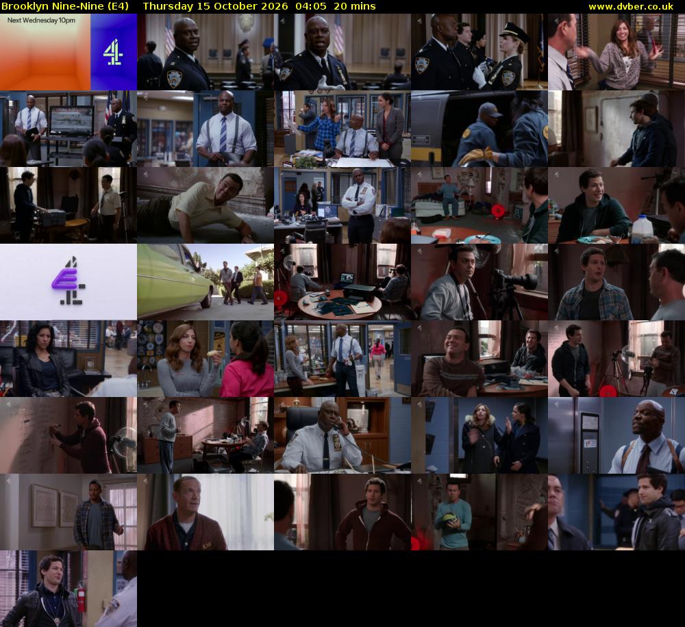 Brooklyn Nine-Nine (E4) Thursday 15 October 2026 04:05 - 04:25