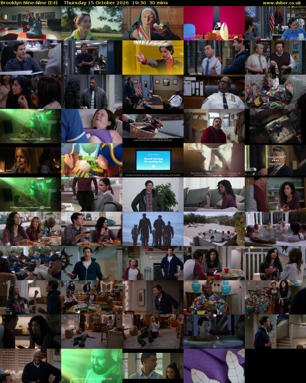Brooklyn Nine-Nine (E4) Thursday 15 October 2026 19:30 - 20:00