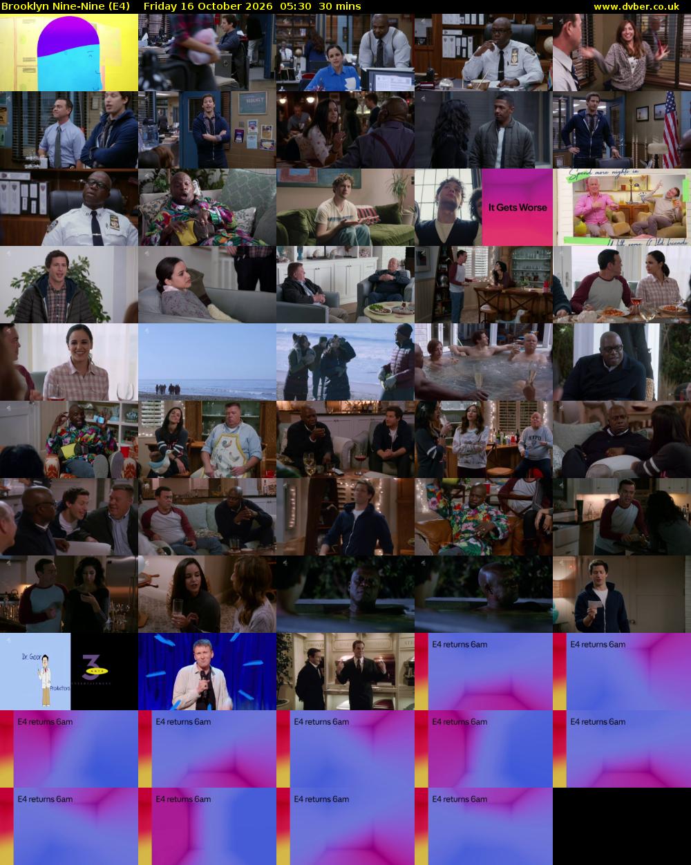 Brooklyn Nine-Nine (E4) Friday 16 October 2026 05:30 - 06:00