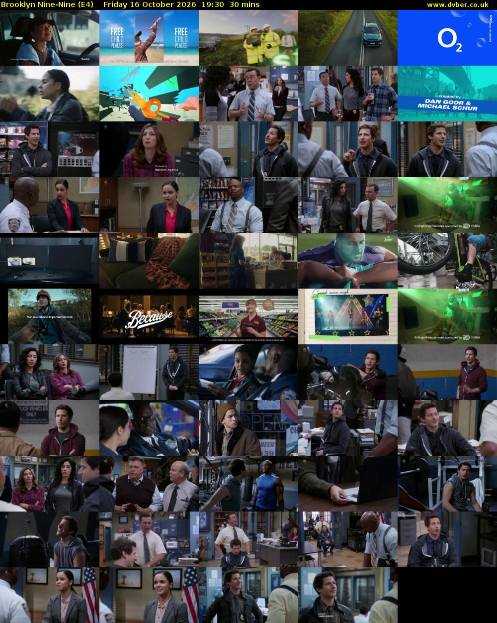 Brooklyn Nine-Nine (E4) Friday 16 October 2026 19:30 - 20:00
