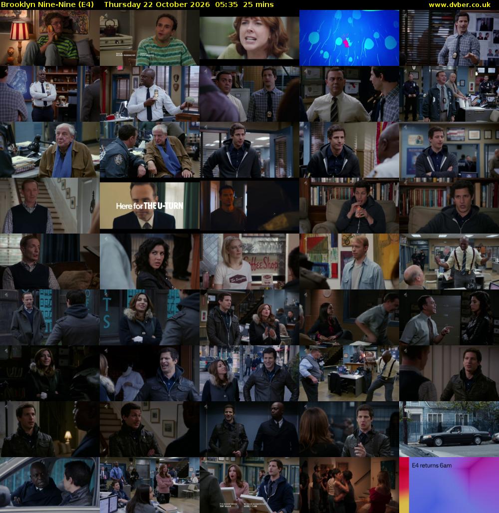 Brooklyn Nine-Nine (E4) Thursday 22 October 2026 05:35 - 06:00