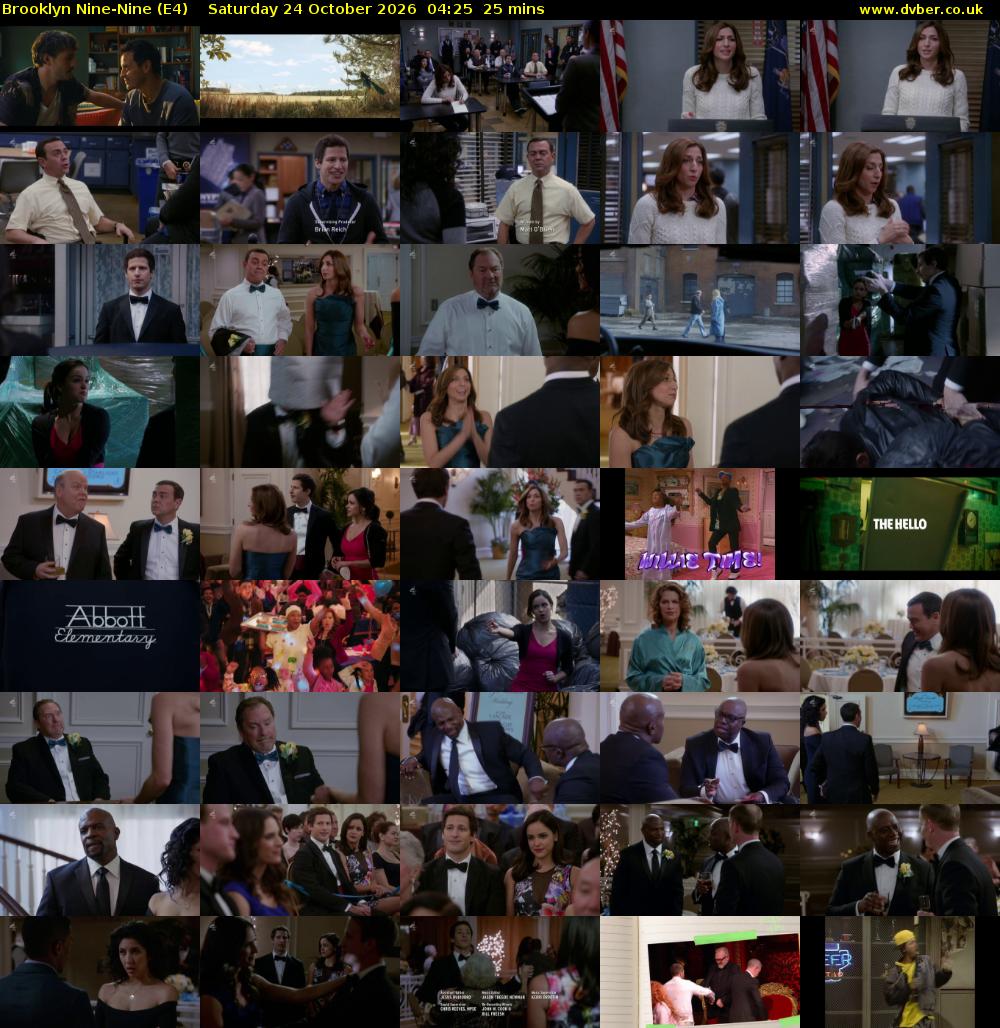 Brooklyn Nine-Nine (E4) Saturday 24 October 2026 04:25 - 04:50