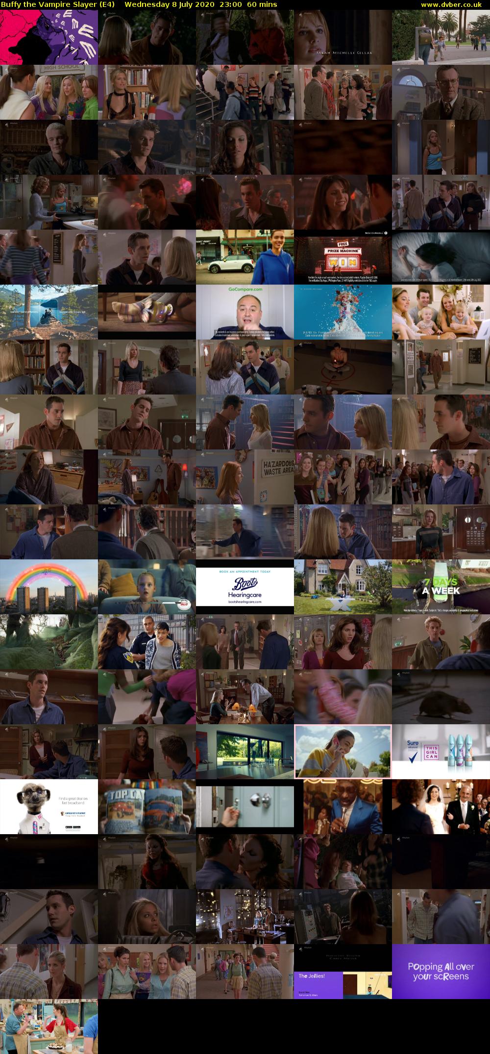 Buffy the Vampire Slayer (E4) Wednesday 8 July 2020 23:00 - 00:00