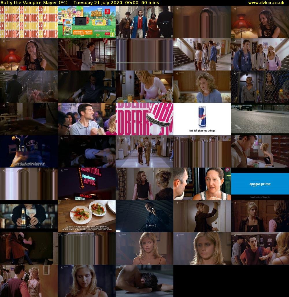 Buffy the Vampire Slayer (E4) Tuesday 21 July 2020 00:00 - 01:00