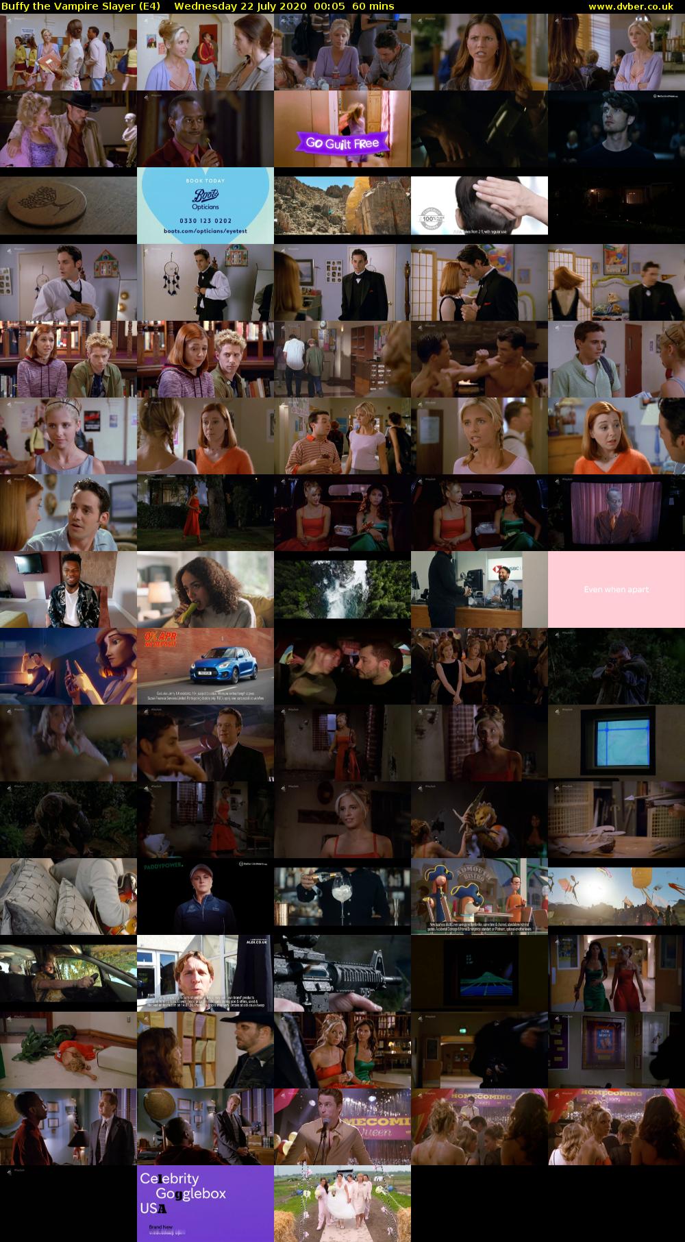 Buffy the Vampire Slayer (E4) Wednesday 22 July 2020 00:05 - 01:05
