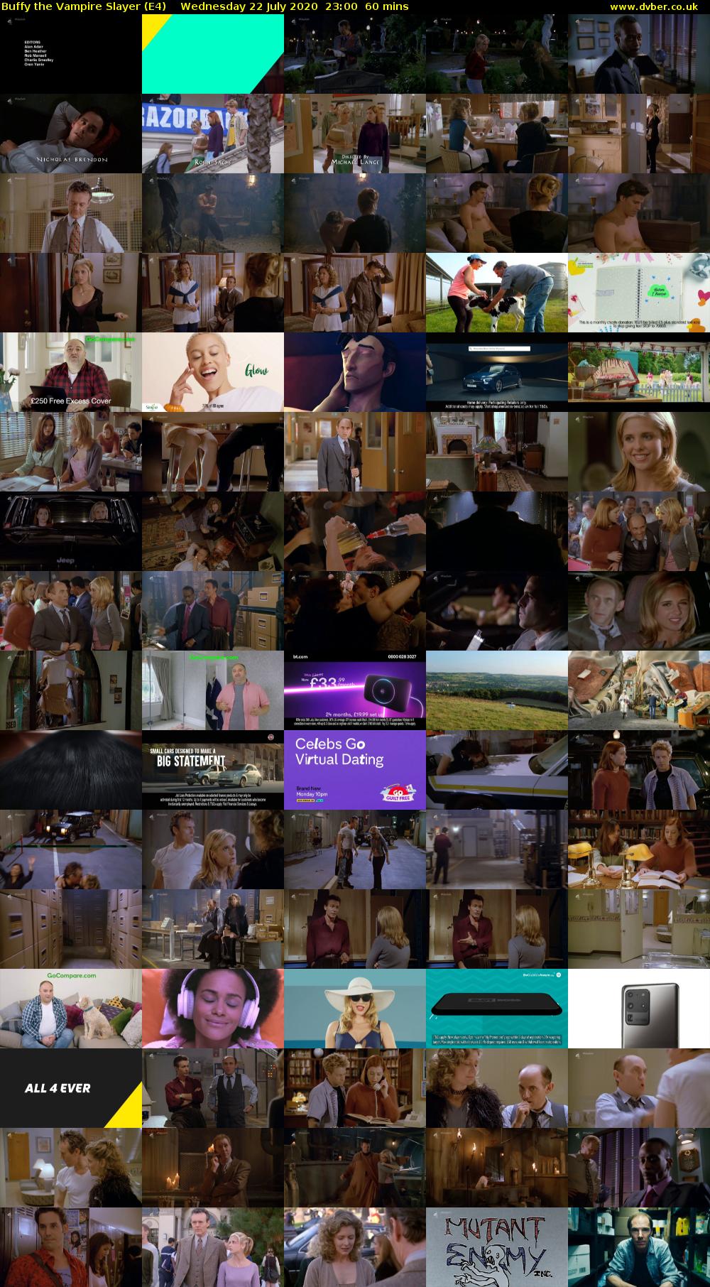 Buffy the Vampire Slayer (E4) Wednesday 22 July 2020 23:00 - 00:00