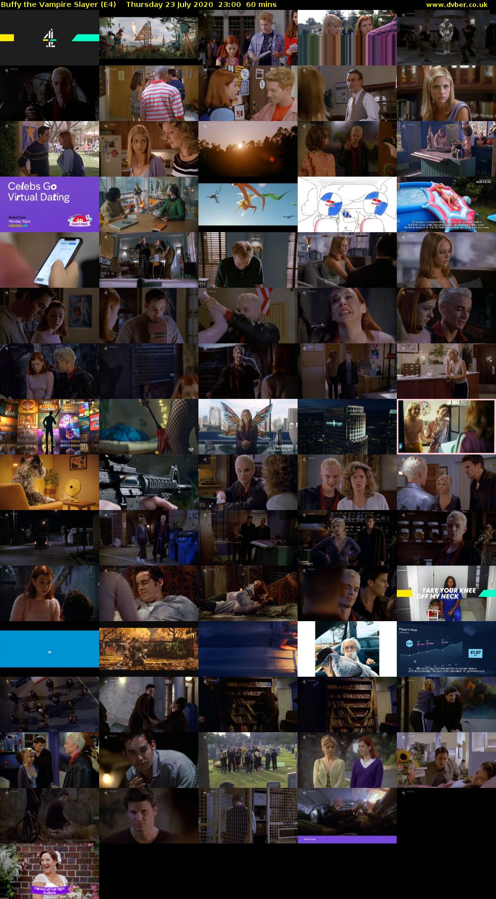Buffy the Vampire Slayer (E4) Thursday 23 July 2020 23:00 - 00:00