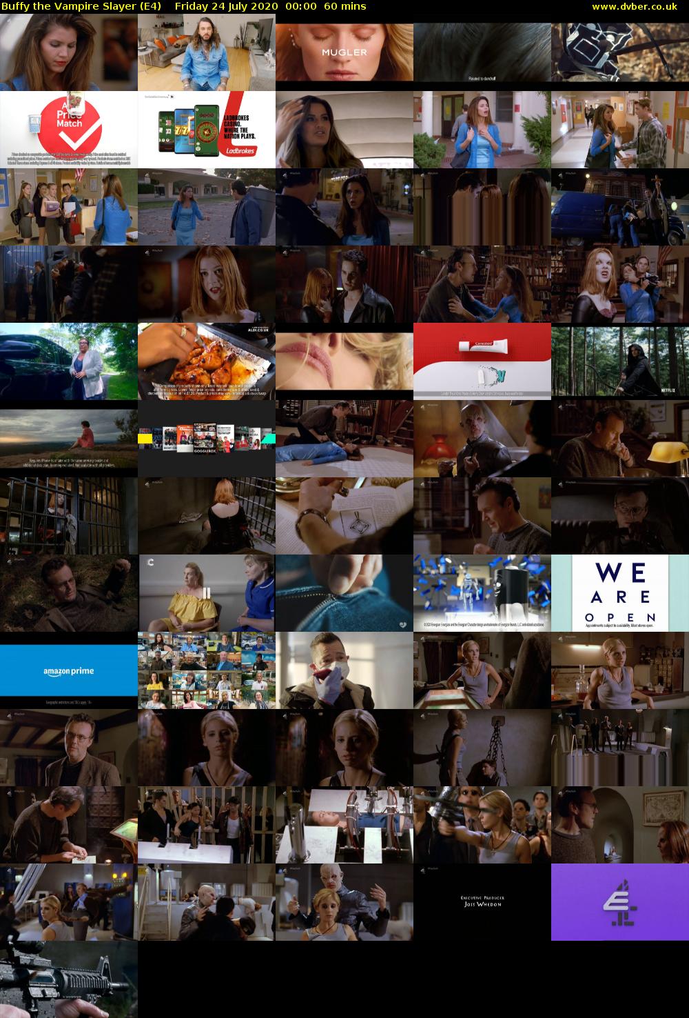 Buffy the Vampire Slayer (E4) Friday 24 July 2020 00:00 - 01:00