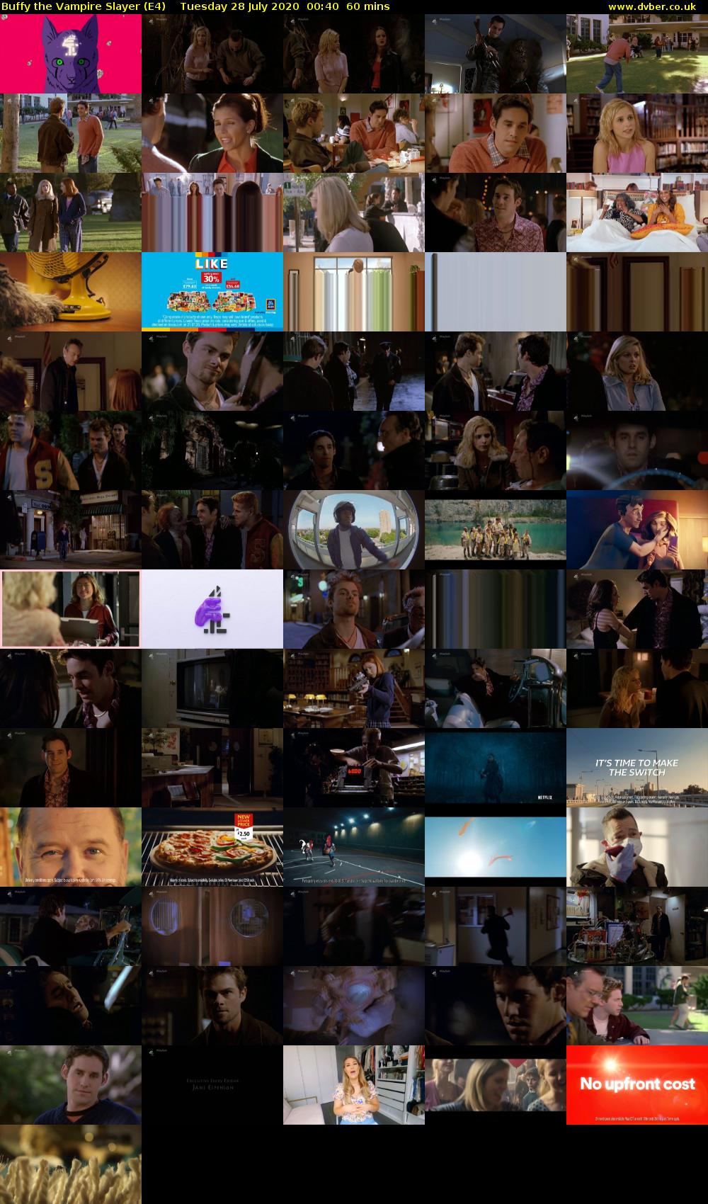 Buffy the Vampire Slayer (E4) Tuesday 28 July 2020 00:40 - 01:40