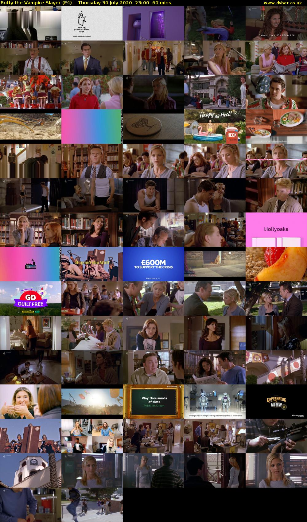 Buffy the Vampire Slayer (E4) Thursday 30 July 2020 23:00 - 00:00