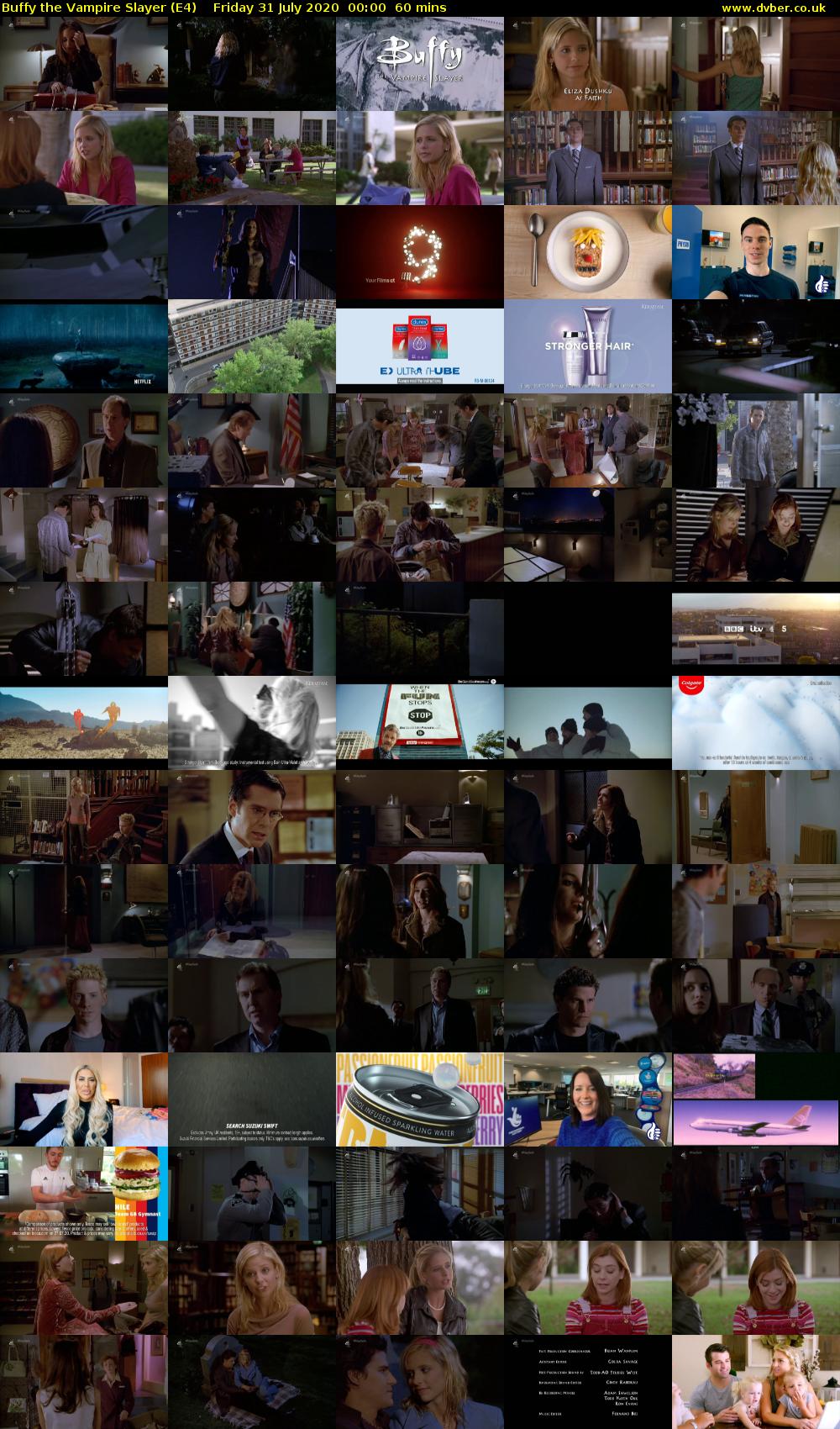 Buffy the Vampire Slayer (E4) Friday 31 July 2020 00:00 - 01:00