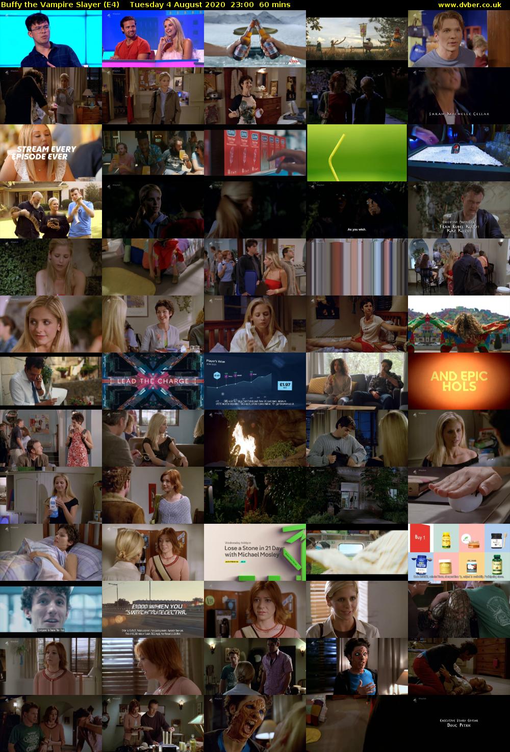 Buffy the Vampire Slayer (E4) Tuesday 4 August 2020 23:00 - 00:00