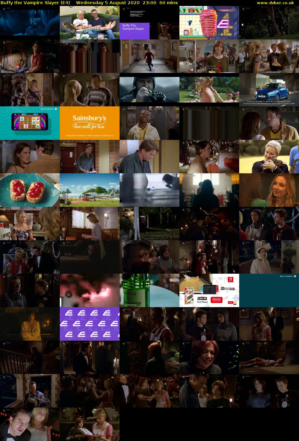 Buffy the Vampire Slayer (E4) Wednesday 5 August 2020 23:00 - 00:00
