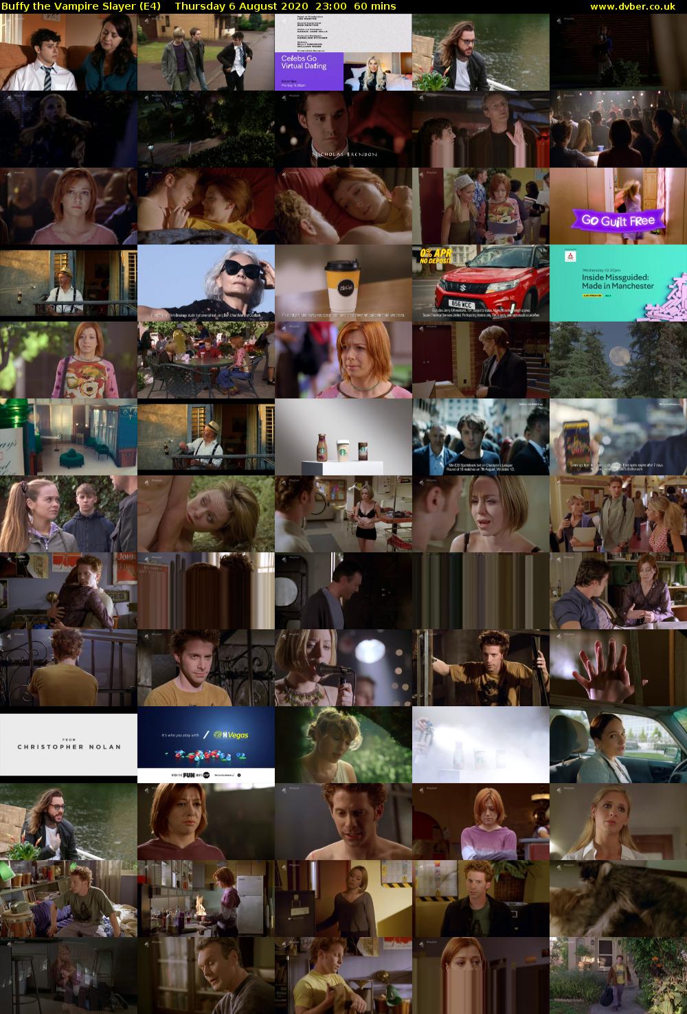 Buffy the Vampire Slayer (E4) Thursday 6 August 2020 23:00 - 00:00
