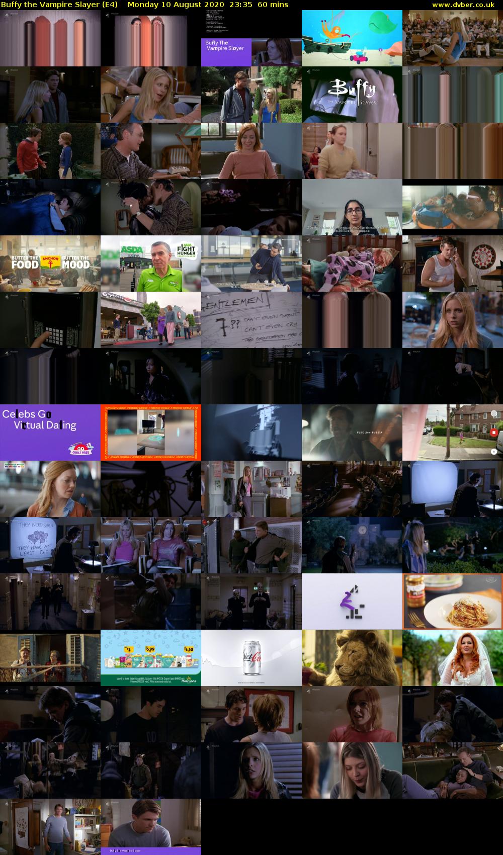 Buffy the Vampire Slayer (E4) Monday 10 August 2020 23:35 - 00:35