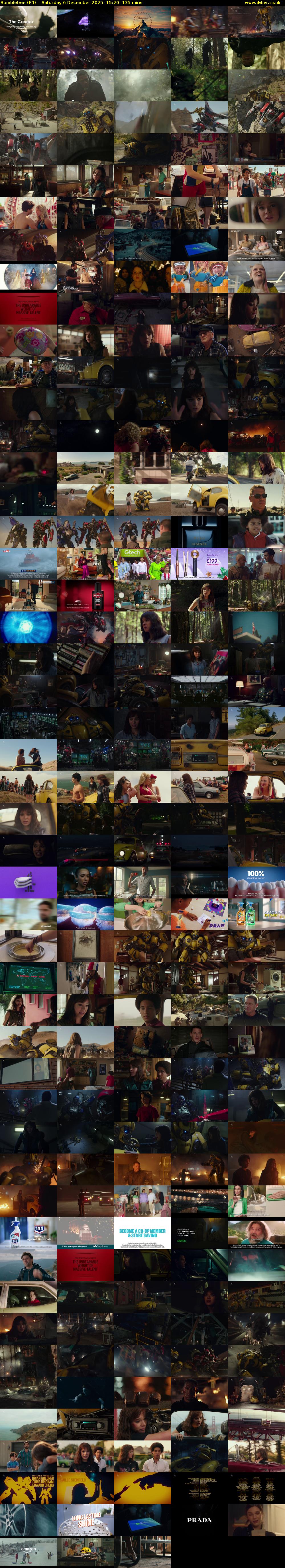 Bumblebee (E4) Saturday 6 December 2025 15:20 - 17:35