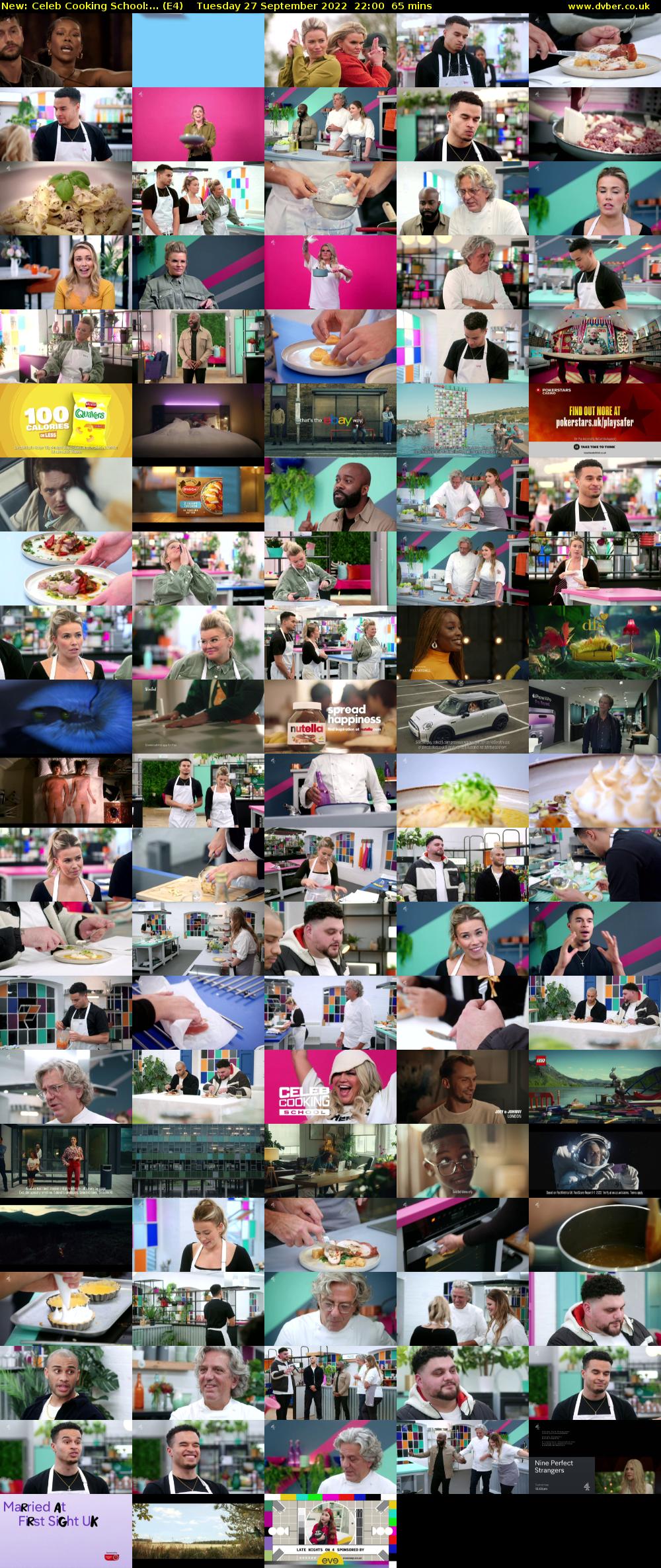 Celeb Cooking School:... (E4) Tuesday 27 September 2022 22:00 - 23:05
