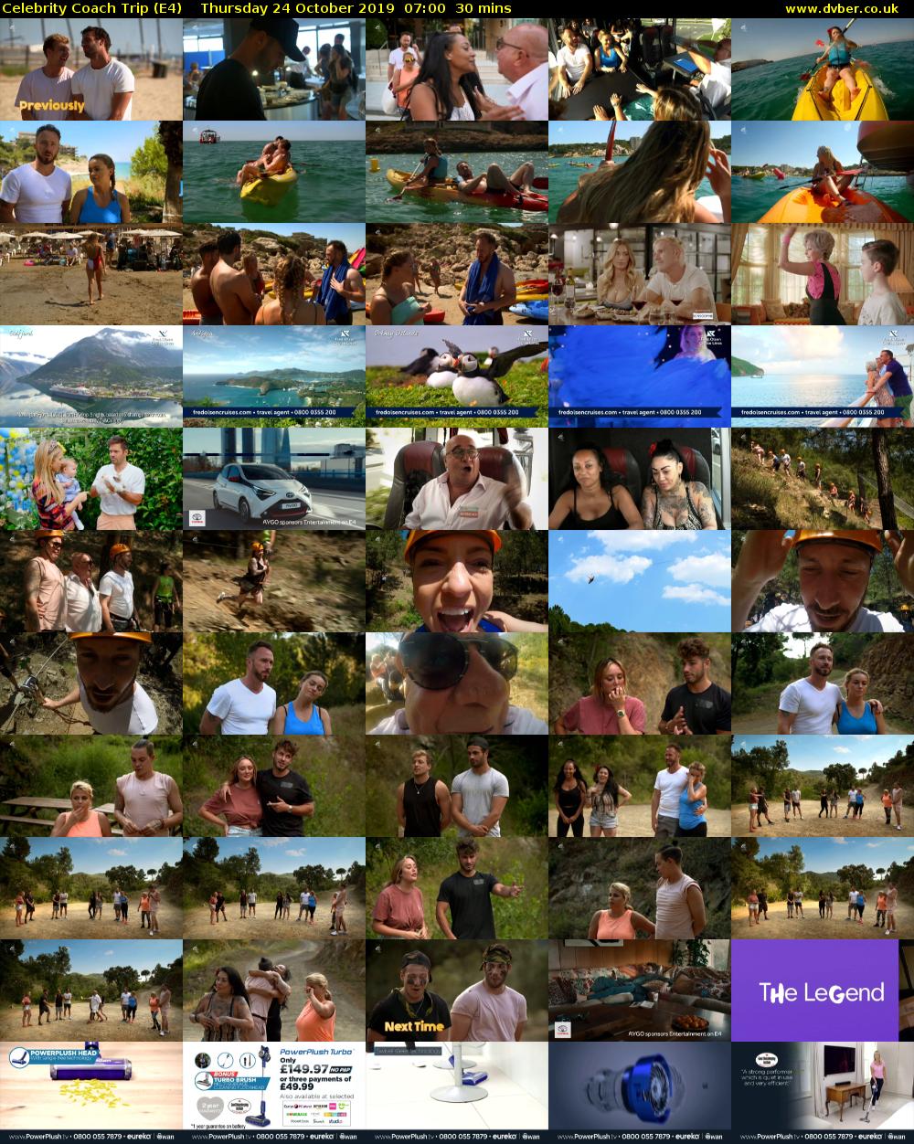 Celebrity Coach Trip (E4) Thursday 24 October 2019 07:00 - 07:30