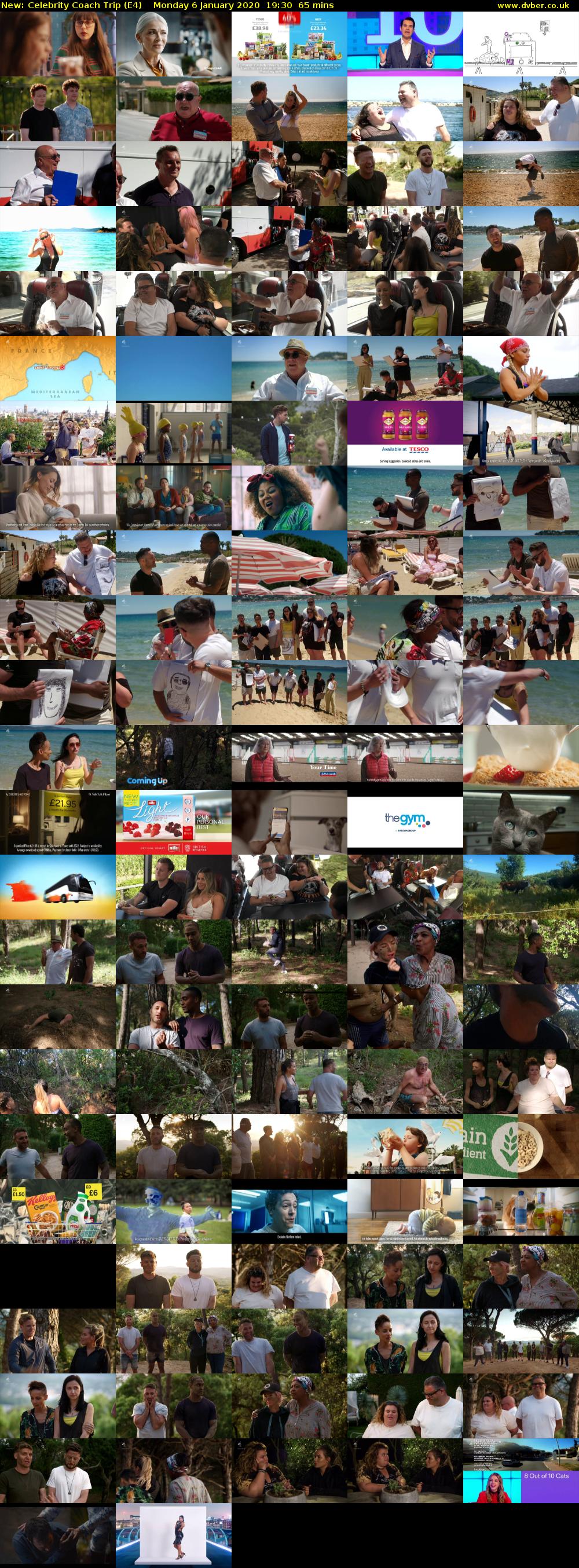 Celebrity Coach Trip (E4) Monday 6 January 2020 19:30 - 20:35