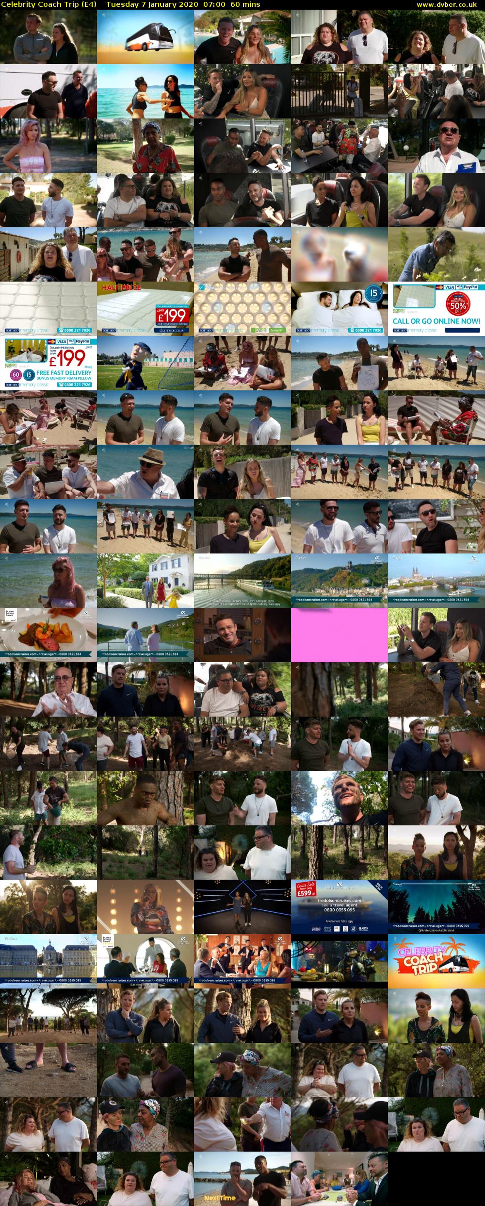 Celebrity Coach Trip (E4) Tuesday 7 January 2020 07:00 - 08:00