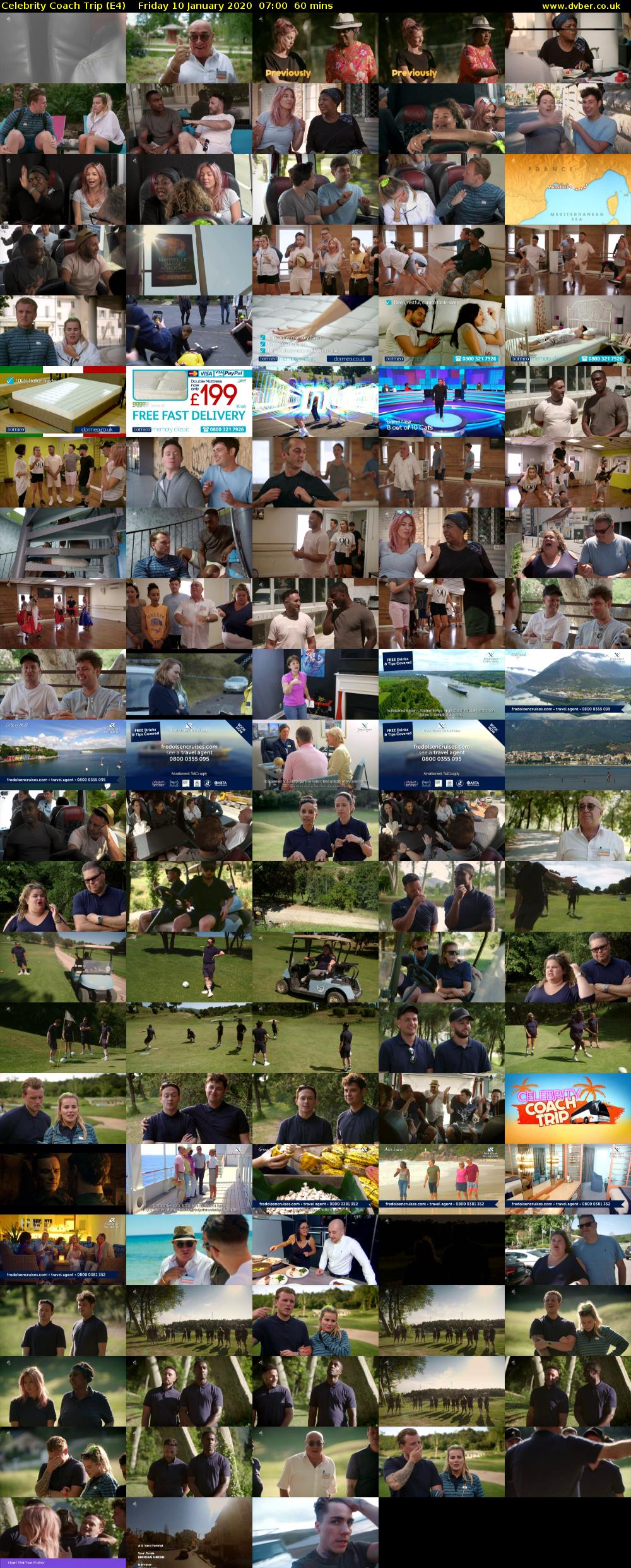 Celebrity Coach Trip (E4) Friday 10 January 2020 07:00 - 08:00