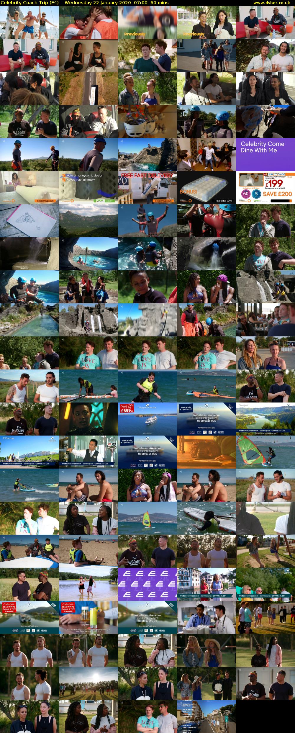 Celebrity Coach Trip (E4) Wednesday 22 January 2020 07:00 - 08:00