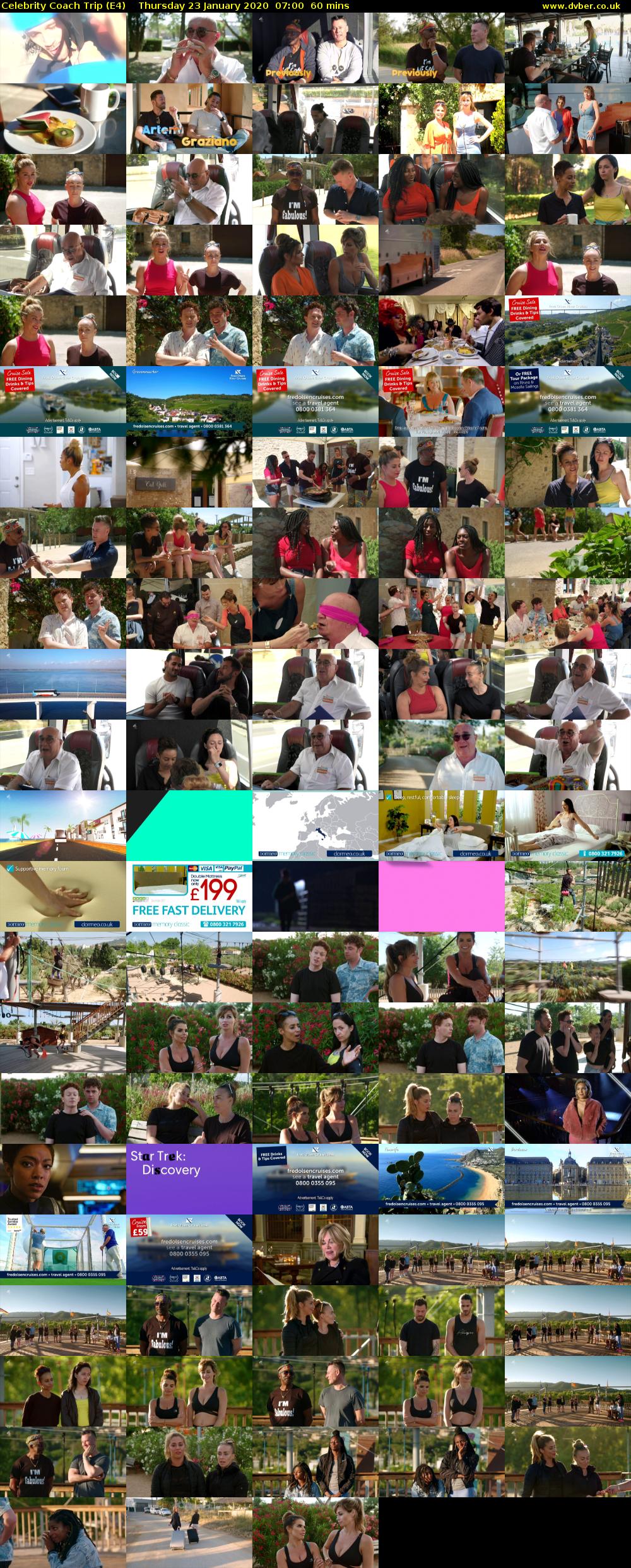 Celebrity Coach Trip (E4) Thursday 23 January 2020 07:00 - 08:00