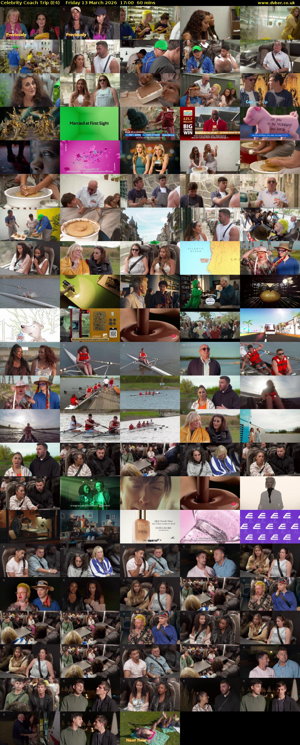 Celebrity Coach Trip (E4) Friday 13 March 2026 17:00 - 18:00