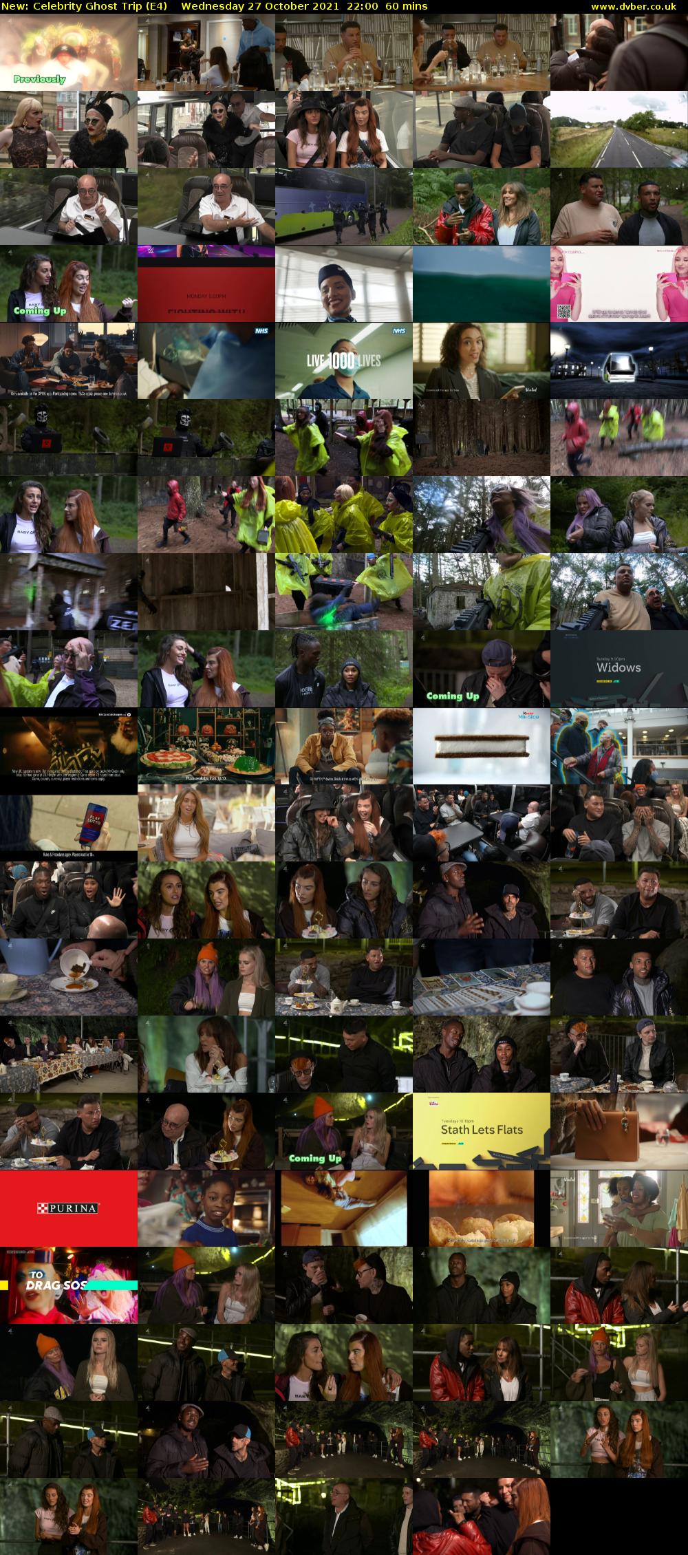 Celebrity Ghost Trip (E4) Wednesday 27 October 2021 22:00 - 23:00
