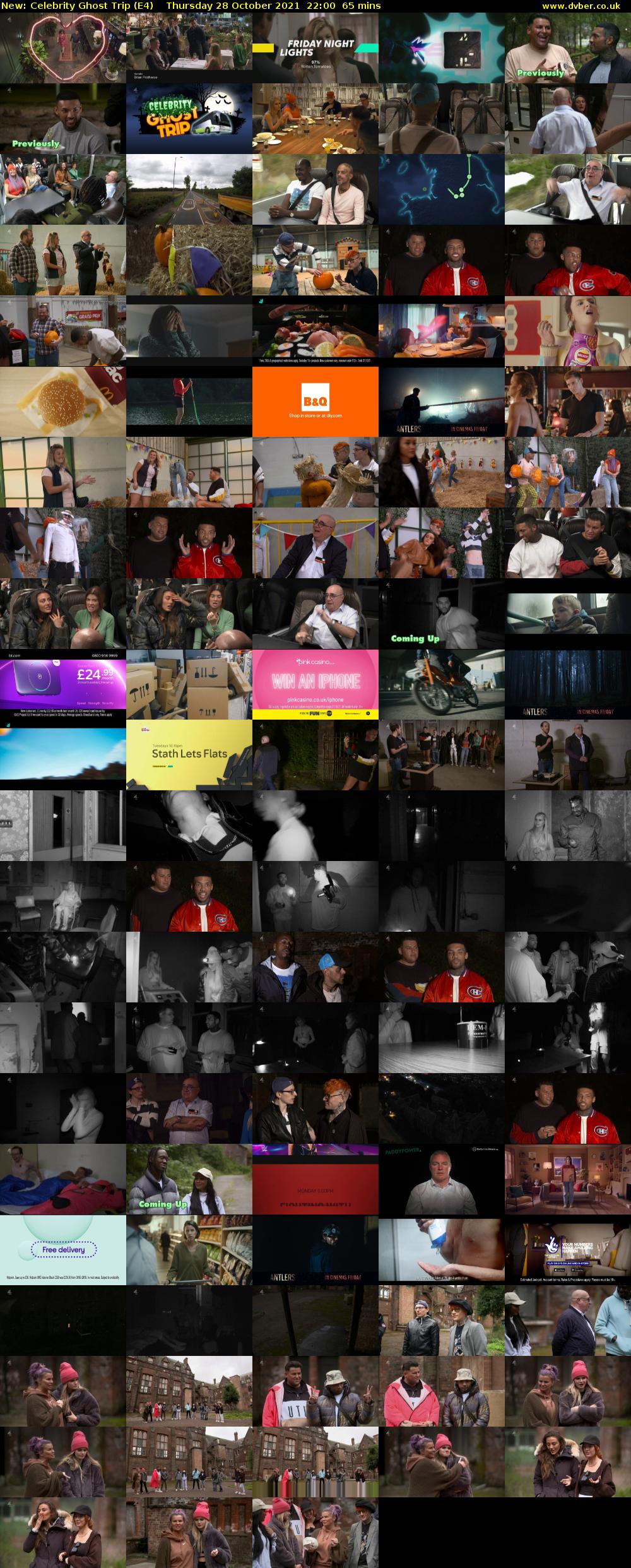 Celebrity Ghost Trip (E4) Thursday 28 October 2021 22:00 - 23:05
