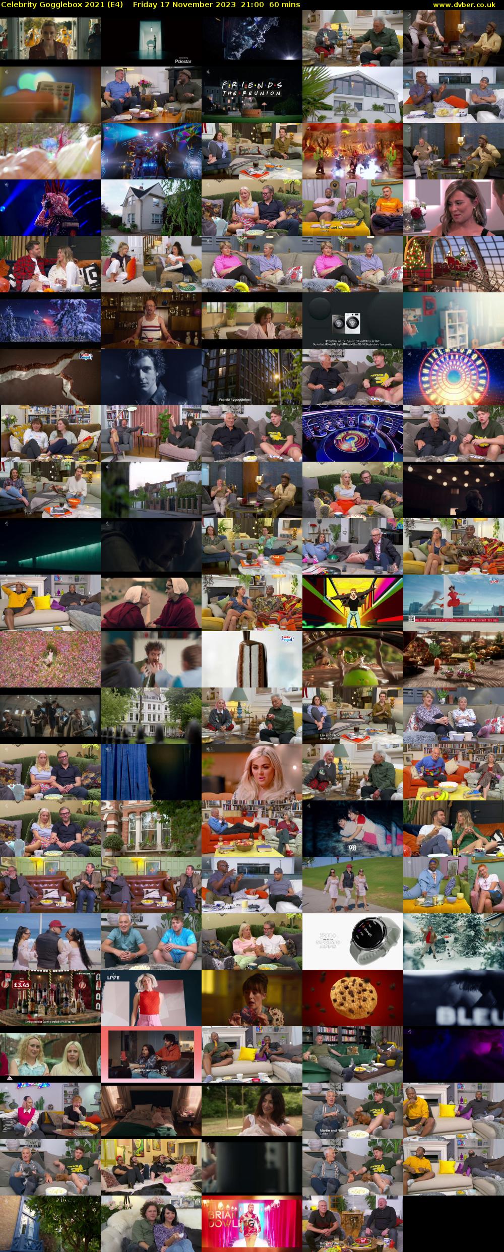 Celebrity Gogglebox 2021 (E4) Friday 17 November 2023 21:00 - 22:00