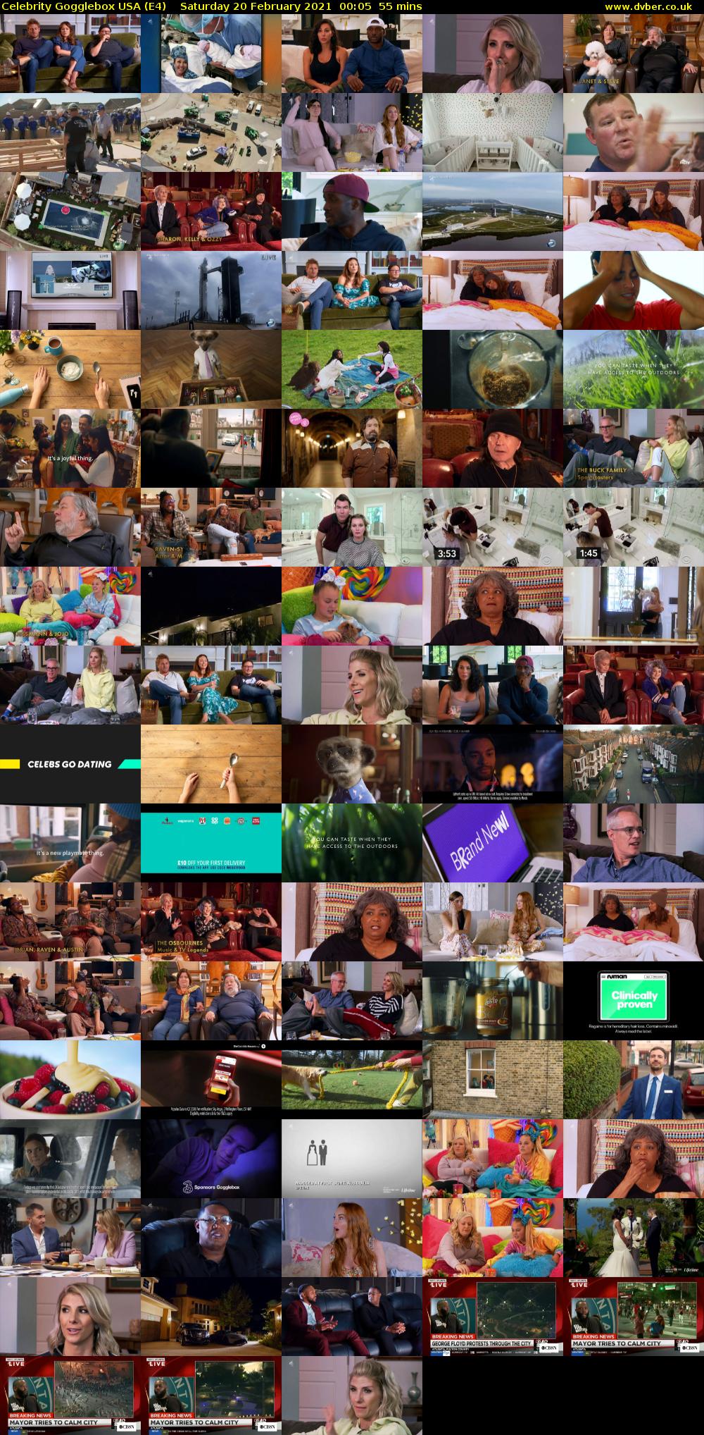 Celebrity Gogglebox USA (E4) Saturday 20 February 2021 00:05 - 01:00