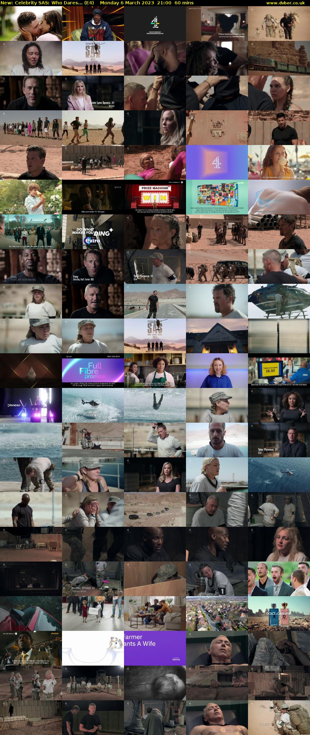 Celebrity SAS: Who Dares... (E4) Monday 6 March 2023 21:00 - 22:00