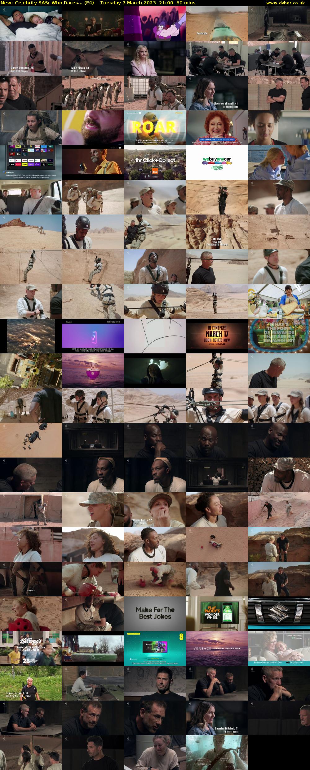 Celebrity SAS: Who Dares... (E4) Tuesday 7 March 2023 21:00 - 22:00