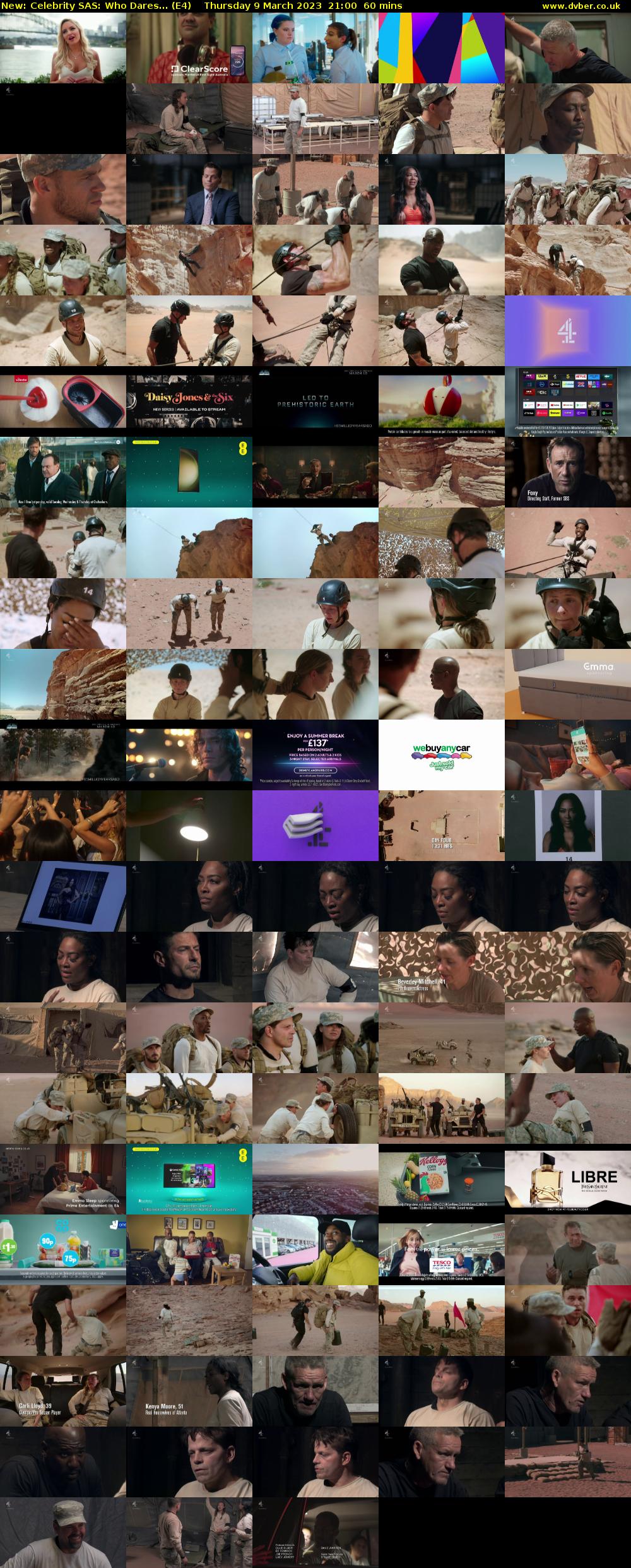 Celebrity SAS: Who Dares... (E4) Thursday 9 March 2023 21:00 - 22:00