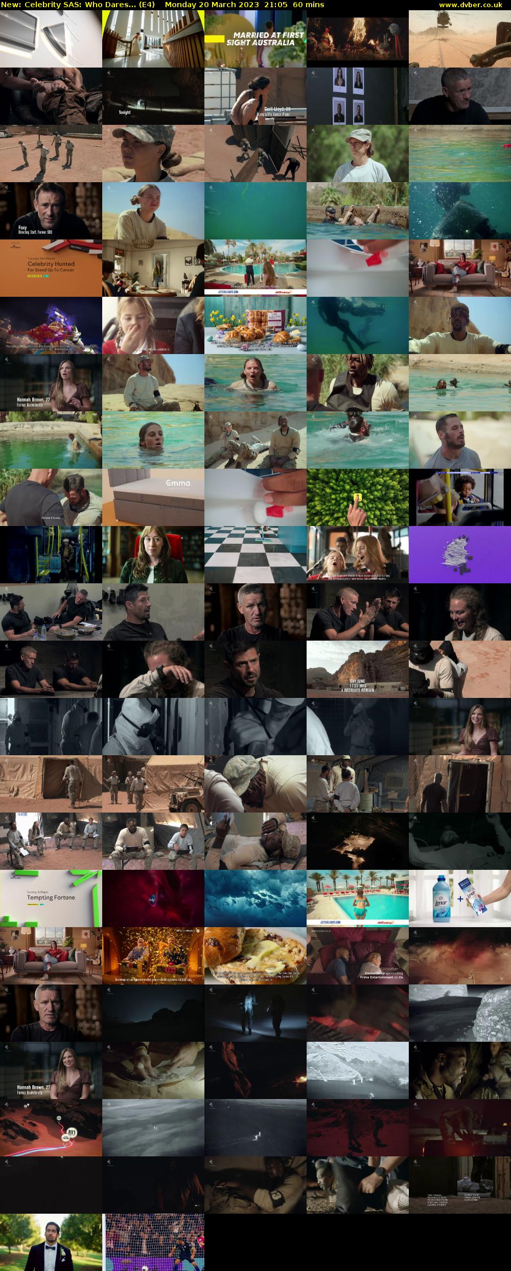Celebrity SAS: Who Dares... (E4) Monday 20 March 2023 21:05 - 22:05