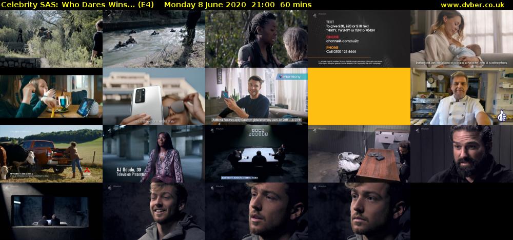 Celebrity SAS: Who Dares Wins... (E4) Monday 8 June 2020 21:00 - 22:00