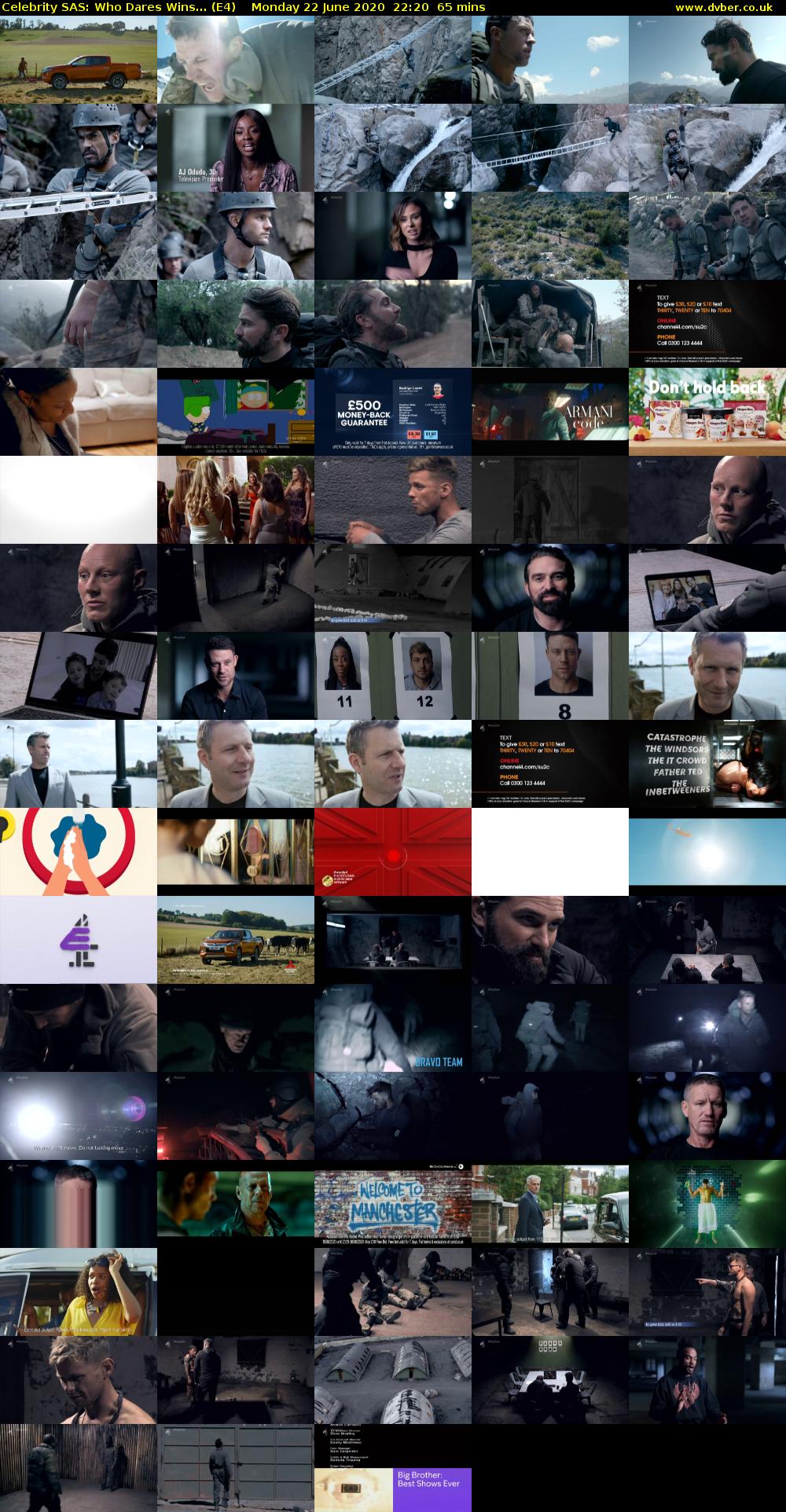 Celebrity SAS: Who Dares Wins... (E4) Monday 22 June 2020 22:20 - 23:25